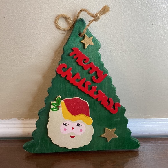 Merry Christmas wooden ornament From Concepts Intl. - Picture 4 of 6